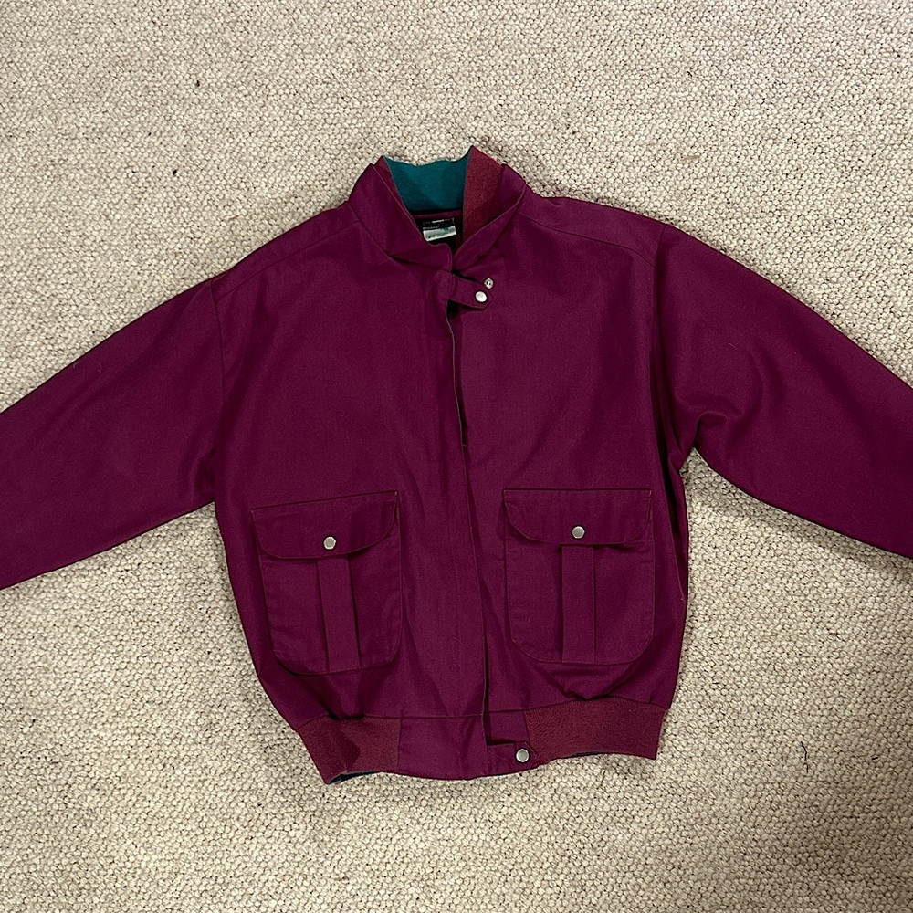 women’s vintage purple wrangler jacket